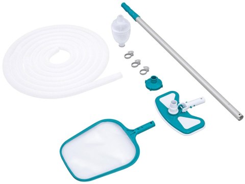 Bestway Zestaw czyszczący: odkurzacz do basenu + akcesoria basenowe 58234