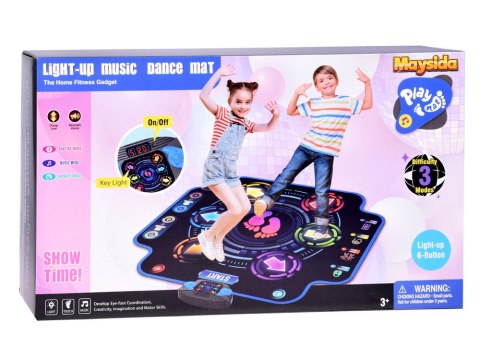 Duża muzyczna Mata Taneczna dla dzieci + bluetooth IN0180