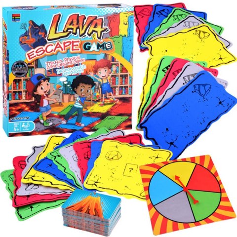 Gra Podłoga to Lawa GR0626 - Skacz, Rywalizuj, Nie Dotknij Lawy!