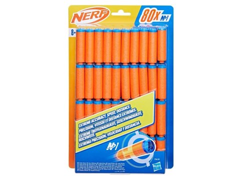 Hasbro Naboje piankowe NERF N1 - zestaw 80 szt. strzałki Dł. 6cm ZA6189