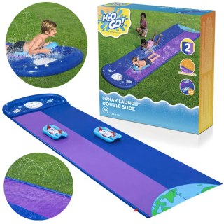 Bestway Podwójny ślizg wodny KOSMOS Długi - 4,88m + 2x ponton RAKIETA 52642