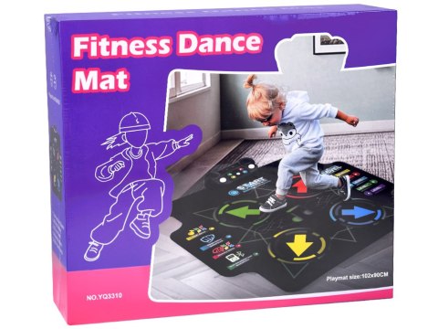 Duża Mata Taneczna dla Dzieci Zabawa Rozgrywka Taniec w Jednym ZA5337