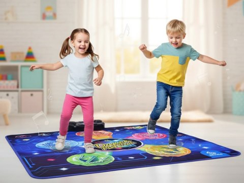 Duża muzyczna Mata Taneczna dla dzieci Ruch Zabawa Ćwiczenia ZA6138