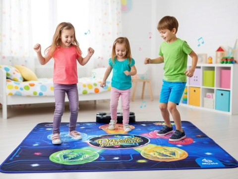 Duża muzyczna Mata Taneczna dla dzieci Ruch Zabawa Ćwiczenia ZA6138