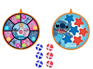 Dwustronna Tarcza na rzep Stitch 36 cm + 6 piłek 4 cm SP0881