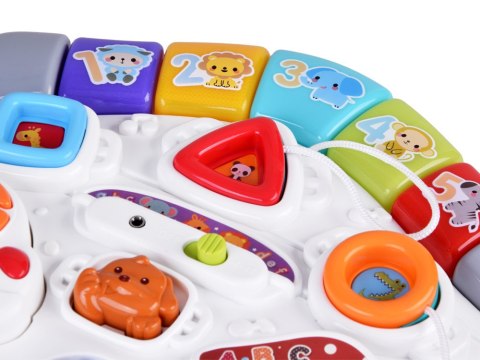 Interaktywny Stolik Edukacyjny dla Malucha Kolorowa Zabawa i Nauka ZA6134