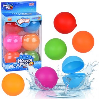 Kolorowe Bomby Wodne 6 szt Piłki do Zabawy i Bitwy Wodnej w Basenie ZA6133