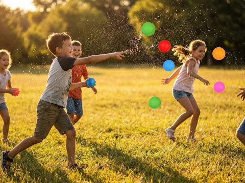 Kolorowe Bomby Wodne 6 szt Piłki do Zabawy i Bitwy Wodnej w Basenie ZA6133