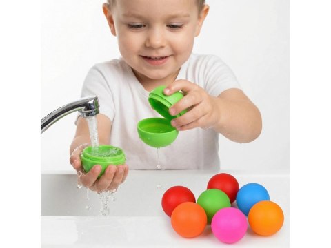 Kolorowe Bomby Wodne 6 szt Piłki do Zabawy i Bitwy Wodnej w Basenie ZA6133