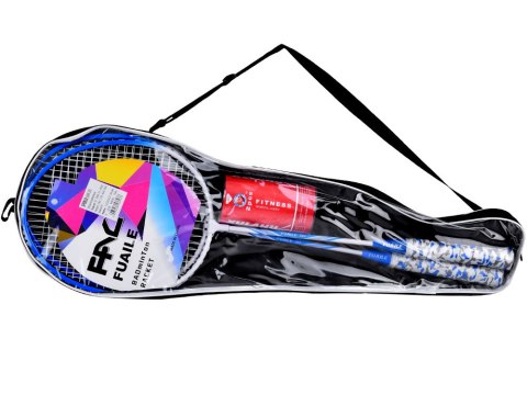 Kompletny zestaw do gry w Badminton Paletki + 2 x lotki etui SP0819
