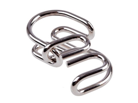 Łamigłówki logiczne metalowe drewniane Układanka puzzle ZA4441