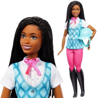 Mattel Lalka Barbie Mysteries modowa dżokejka Brooklyn ZA6179