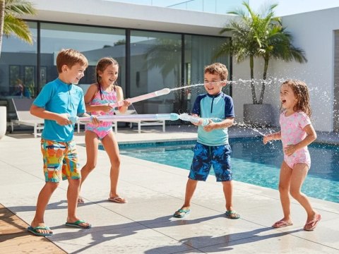 Pistolet na wodę jednorożec sikawka fontanna armatka wodna 48 cm ZA6142