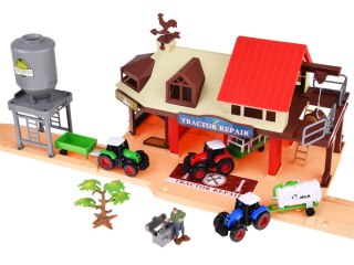 SERIA ZWIERZĘTA FARMA Duże gospodarstwo + traktor i zwierzęta 125ele ZA4823