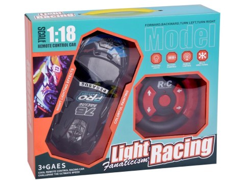 Sportowe auto sterowane na pilota podświetlane nadwozie 1:18 RC0754 NI