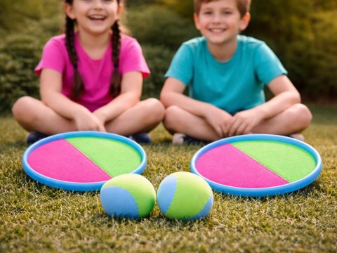 Gra paletki tarcze na rzepy CatchBall 2 x piłka SP0747