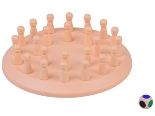 Gra pamięciowa Kolory kostka pionki edukacyjna łamigłówka GR0832