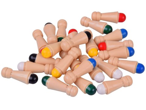 Gra pamięciowa Kolory kostka pionki edukacyjna łamigłówka GR0832