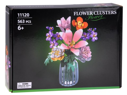 Klocki techniczne KWIATY 9 roślin - bukiet kwiatów polnych 563-ele ZA5896