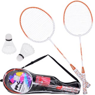 Kompletny zestaw do gry w Badminton Paletki + 2 x lotki etui SP0819