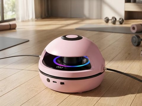 Elektryczna Interaktywna Skakanka z Muzyką Pilotem i Licznikiem SP0888