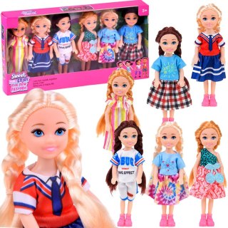 Mini LALECZKI do domku Zestaw 6 laleczek mała lalka księżniczki 14cm ZA6176