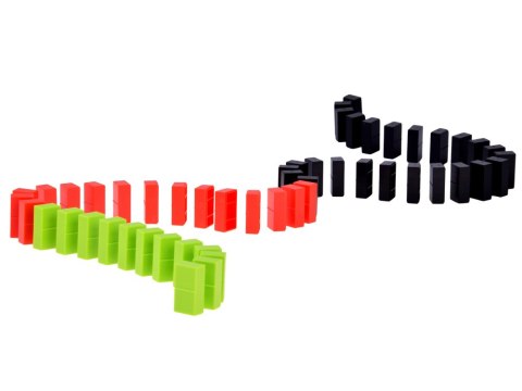 Domino dla Dzieci 100 Elementów Kolorowe Klocki Układanka Edukacyjna ZA6290
