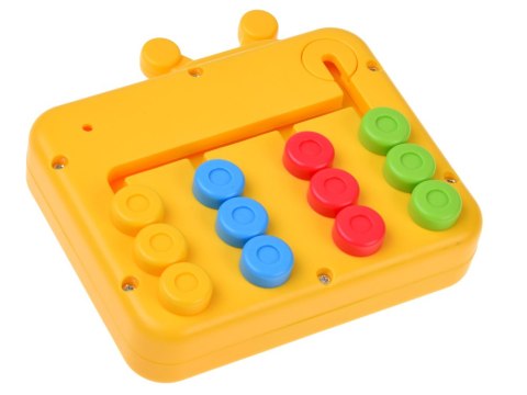 Dwustronna Układanka Sensoryczna KURCZAK Labirynt Puzzle Przesuwne ZA6425
