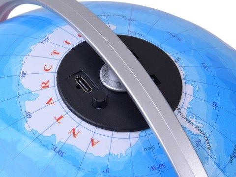 GLOBUS interaktywny 2w1 LAMPKA - podświetlany, żyroskopowy 20cm ZA6215
