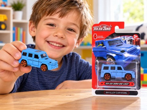 Metalowe auto terenowe RESORAK skala 1:64 z otwieranymi drzwiami ZA6615 NI