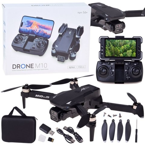 Dron z kamerą i ekranem zdalnie sterowany, składany, zdjęcia i filmy RC0768