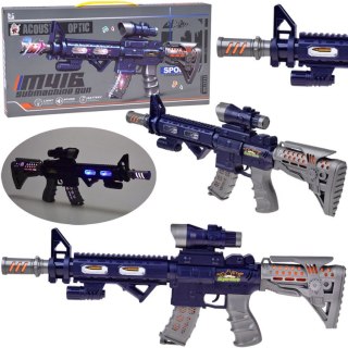 Karabin zabawkowy M416 światło dźwięk wibracje ZA6214