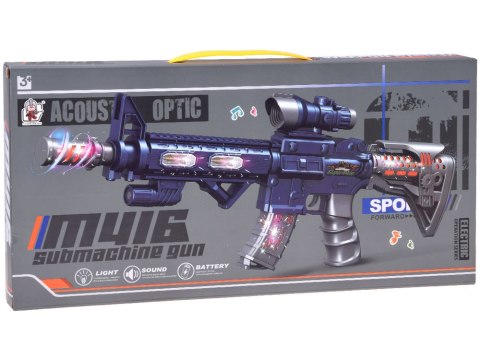 Karabin zabawkowy M416 światło dźwięk wibracje ZA6214