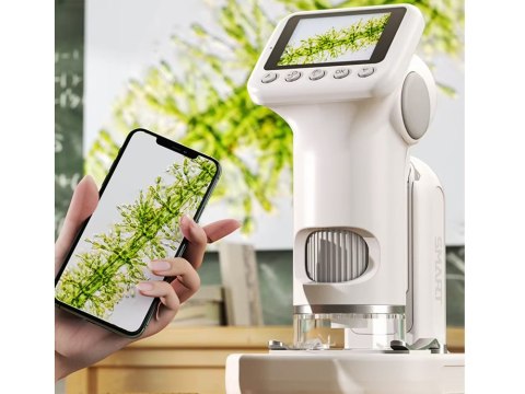 MIKROSKOP CYFROWY dla dzieci - ekran LCD, powiększenie 1600x, 1080P ES0030