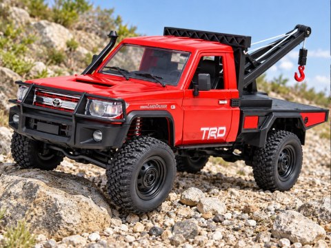 Samochód zdalnie sterowany Toyota Land Cruiser 1:12 4×4 Wyciągarka RC0766