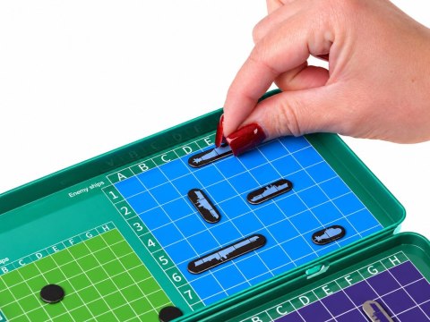 Gra w statki - magnetyczna, strategiczna, dla rywali, w podróż GR0862