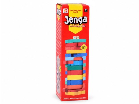 Gra zręcznościowa JENGA chwiejąca się wieża - klocki z drewna ZA6636