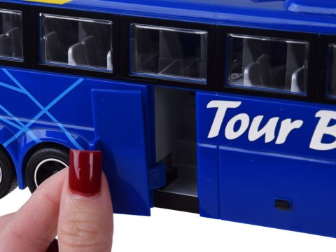 Interaktywny AUTOKAR - otwierany autobus z światłem i dźwiękiem 1:16 ZA6388