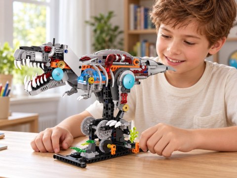 Klocki techniczne Zbuduj mechanicznego dinozaura T-Rex 730ele ZA6375