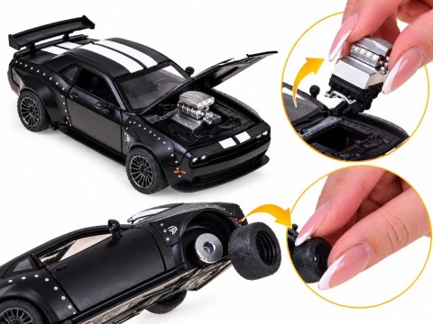 Samochód metalowy licencjonowany Dodge Challenger SRT Hellcat TUNING ZA6459