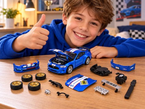 Samochód metalowy licencjonowany Ford Mustang GT 2018 s. 1:42 TUNING ZA6457