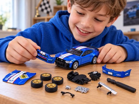 Samochód metalowy licencjonowany Ford Mustang GT 2018 s. 1:42 TUNING ZA6457