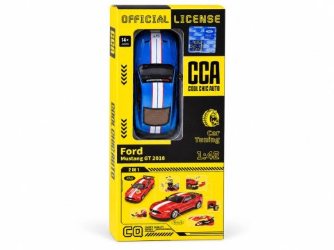 Samochód metalowy licencjonowany Ford Mustang GT 2018 s. 1:42 TUNING ZA6457