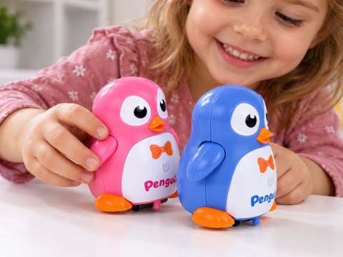 Chodzący PINGWINEK - magnetyczne łączenie z innymi + melodia ZA6262 RO