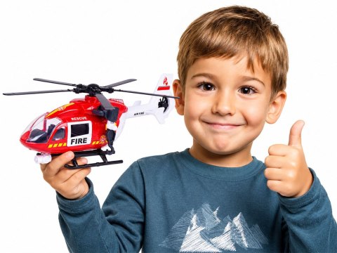 Helikopter strażacki ratunkowy - światło, dźwięk, ruch STRAŻ POŻARNA ZA6393