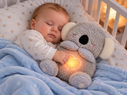Interaktywna KOALA pluszak z unoszącym się brzuszkiem Światło+dźwięk ZA6363