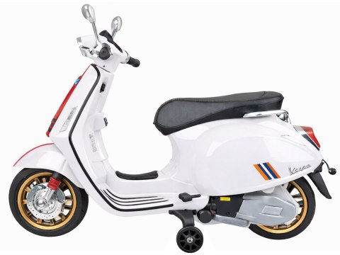 Motor skuter elektryczny VESPA na akumulator dla dziecka melodie PA0344
