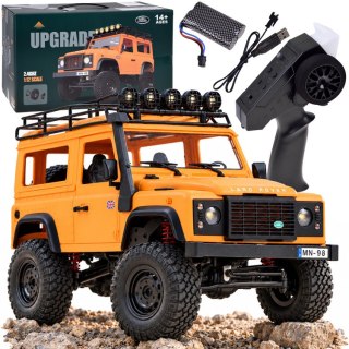 Samochód zdalnie sterowany 2w1 LAND ROVER Defender 90 4x4 Skala 1:12 RC0761
