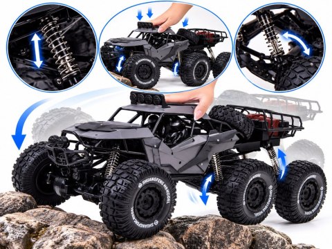 Samochód zdalnie sterowany TERENOWY napęd 6x4 Rock Crawler UTV Buggy RC0800