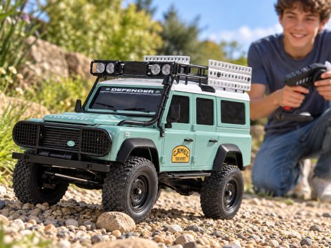 Samochód zdalnie sterowany Terenowy Land Rover Defender Off-road 4WD RC0762